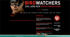 Desktop Screenshot of birdwatchers.pandorafilm.de