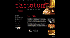 Desktop Screenshot of factotum.pandorafilm.de